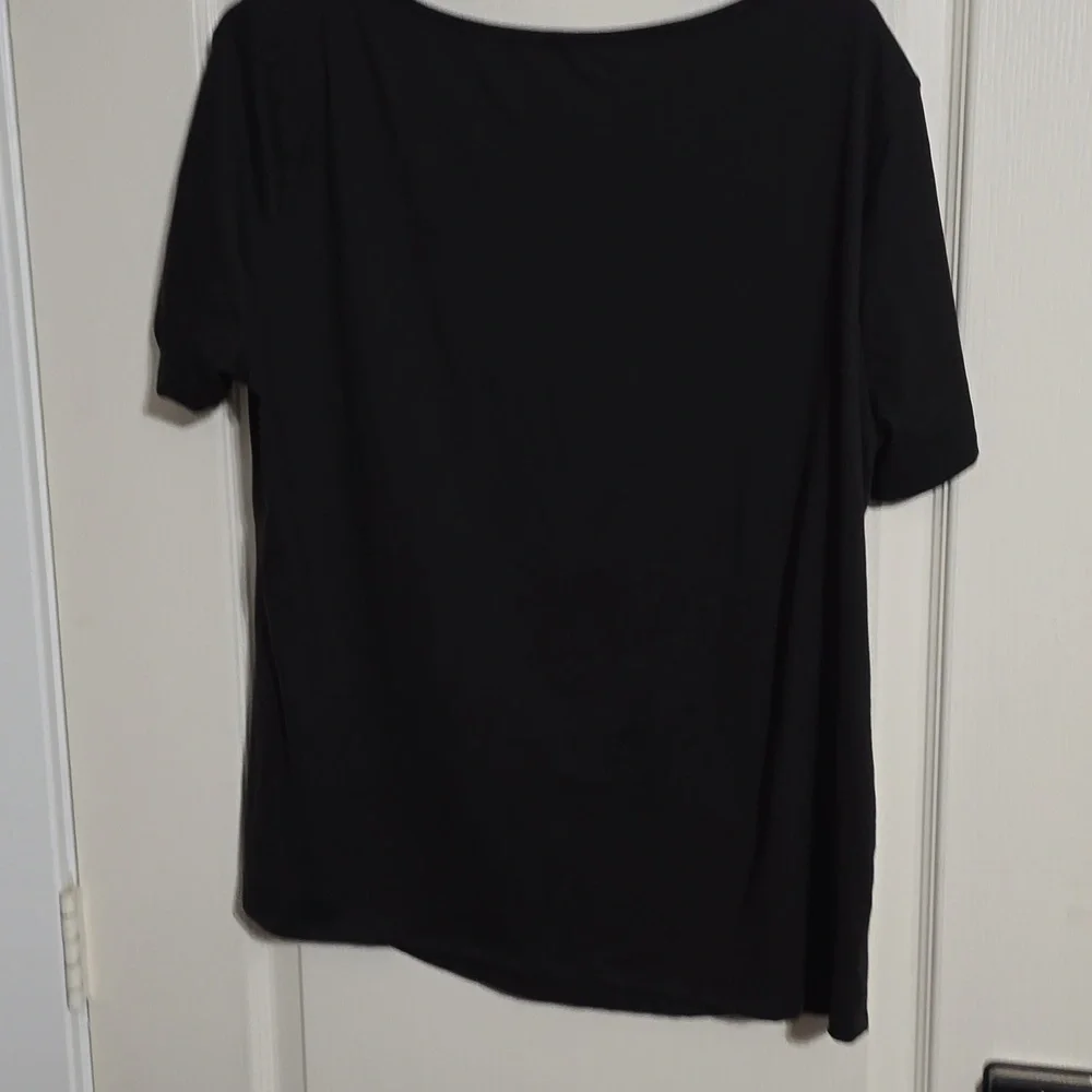 2x French Pastry Black Short Sleeve Teevwirh Cut Out - Picture 3 of 3
